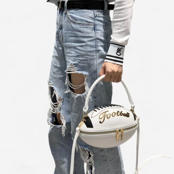 Football Crossbody / Clutch Handbag - Picture 5 of 5